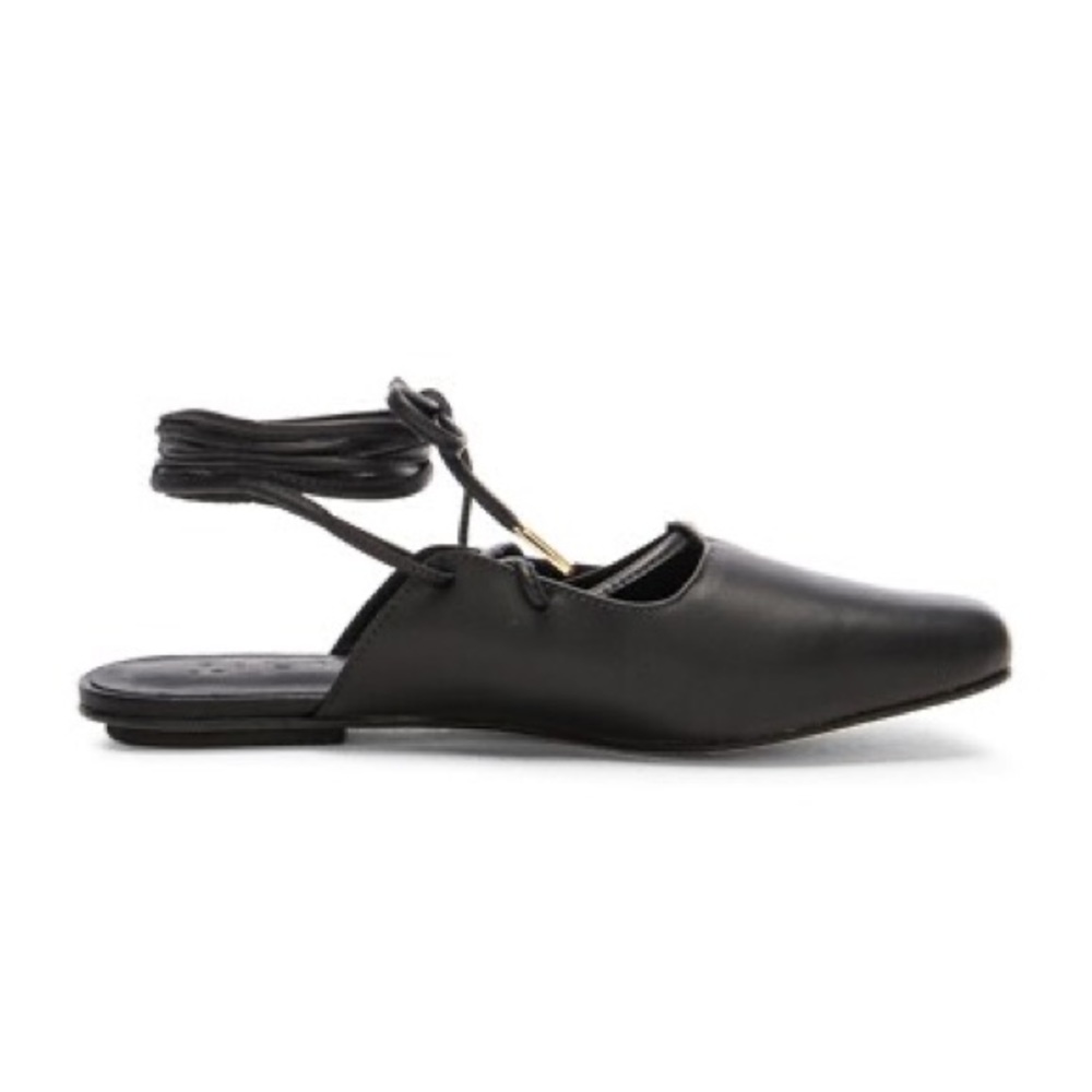 Tibi Loden Green Lila Calf Sandals